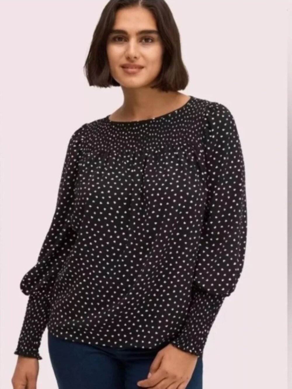 EUC Kate Spade Heartbeat Blouse, Sz - XS